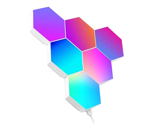 TRACER Sześciokątne lampy RGB Tracer Ambience - Smart Hexagon TRAOSW47256 - 1267172 - zdjęcie